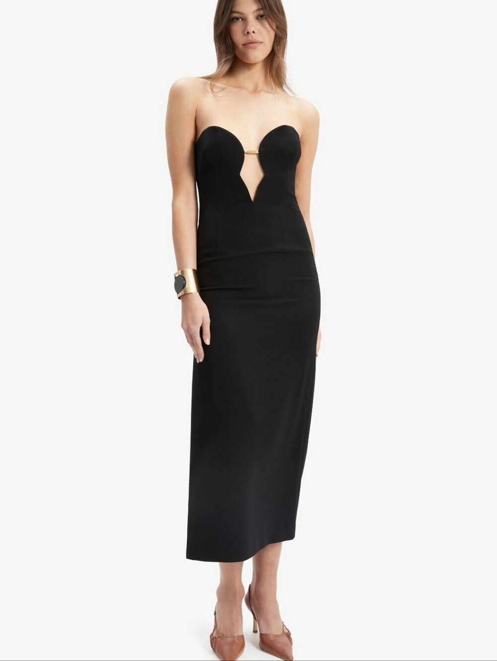 NWT Sexy Bardot Eleni Midi Dress